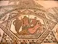 Roman floor mosaic depicting Dionysos and Ariadne