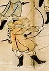 A Goryeo Soldier wearing a durumagi.