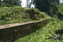 A section of western wall in Bhismaknagar