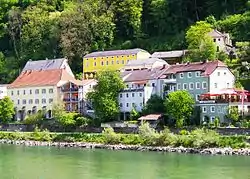 Ach an der Salzach seen from Burghausen