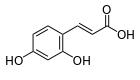 Chemical structure of umbellic acid