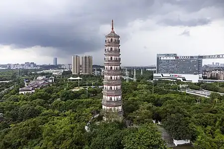 The Pazhou Pagoda in 2023