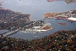 Aerial view of Barrington in 2008