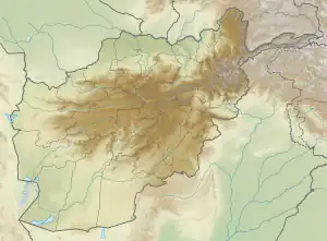 Location of Zorkul on the border of Afghanistan and Tajikistan.