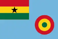 The ensign of the Ghana Air Force