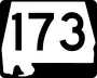 State Route 173 marker