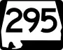 State Route 295 marker