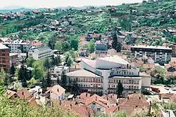 View on the city of Aleksandrovac