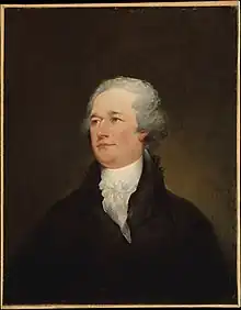 Portrait of Alexander Hamilton by John Trumbull (1804–6)