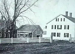 Historic buildings, Alfred Shaker Village, Maine, c. 1880