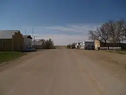 A street in Alkabo