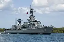 Chilean frigate Almirante Blanco Encalada at Pearl Harbor, 2006