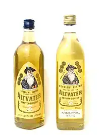 Altvater herbal liqueur produced in Austria