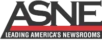 "ASNE" in a Serif font with the text "LEADING AMERICA'S NEWSROOMS" underneath