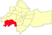 Location of district in Amman