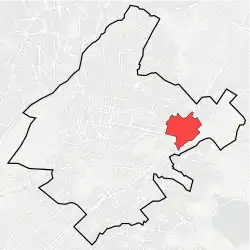 Location within Athens municipality