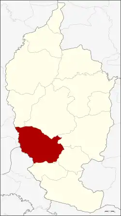 District location in Maha Sarakham province