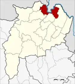 District location in Chiang Rai province