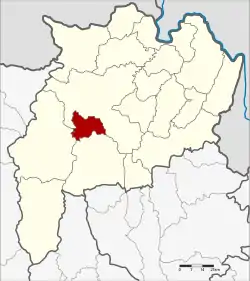 District location in Chiang Rai province