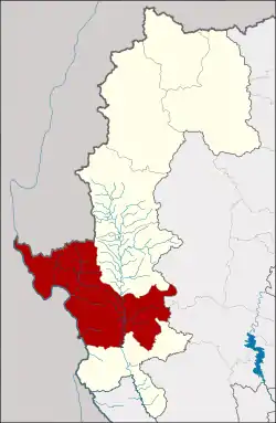 District location in Mae Hong Son province