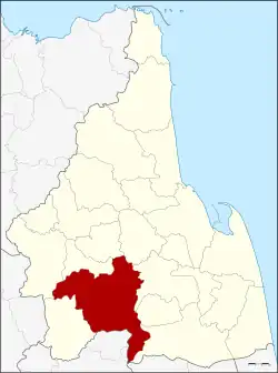 District location in Nakhon Si Thammarat province