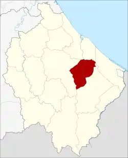 District location in Narathiwat province