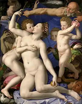 Venus, Cupid, Folly and Time (c. 1545) by Bronzino