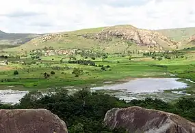 View of lake from the reserve