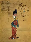 Anonymous-Astana Graves Courtesan, c. 744, Tang dynasty.