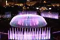 Downtown Bucharest fountains in the Unirii Square