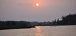 View of Anshupa lake