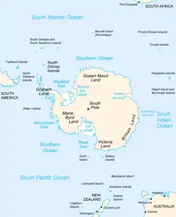 Image 9Continents and islands of the Southern Ocean (from Southern Ocean)