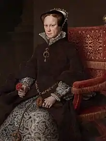 Mary I, by Antonius Mor, 1554