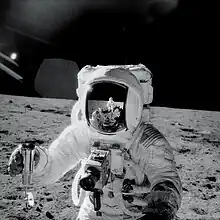 Alan Bean wearing an Omega Speedmaster (Apollo 12)