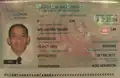 Tahar's Indonesian passport.