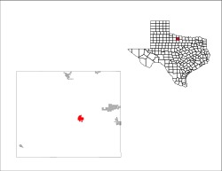 Location of Archer City, Texas