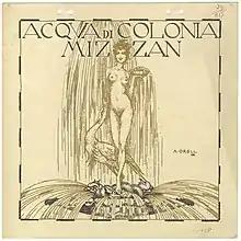 Acqua Colonia Mizzan, poster