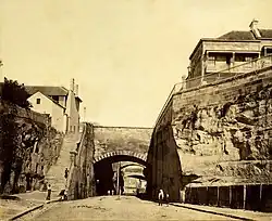 Argyle Cut, pictured in the 1870s