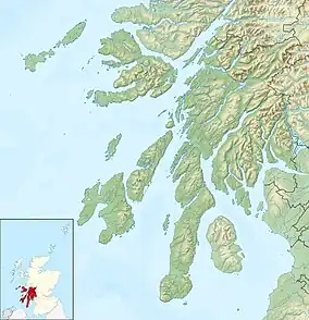 Fraoch Eilean is located in Argyll and Bute