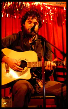 David Jensen performing as Art for Starters on January 30, 2009 at the Ruby Room in downtown Phoenix.