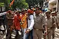 Arun Pathak arrested after attempting to hoist National Flag at Madhav Rao Dharhara