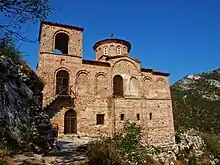 Front view of the church.