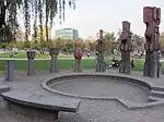 Conjunto escultórico in Parque de las Esculturas, Santiago.