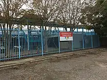 Entrance to the Atkinson - Stern Tennis Center in Uptown New Orleans