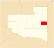 Location of Atreuco Department within La Pampa Province