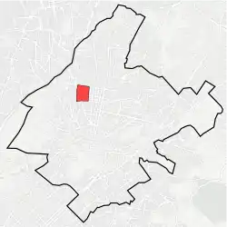 Location within Athens municipality