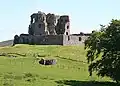 Auchindoun Castle with Kiln visible