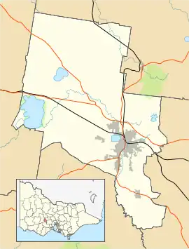 Ercildoune is located in City of Ballarat