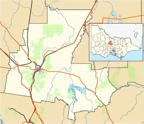 Sebastian is located in City of Bendigo