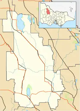 Corack East is located in Shire of Buloke